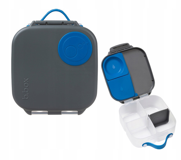 B.BOX Mini Lunchbox Dla Dzieci Do Szkoły Śniadaniówka Szczelna Przegrody 1L