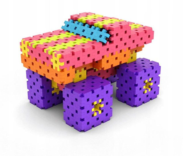 Klocki Wafle Basic 50 el. Meli