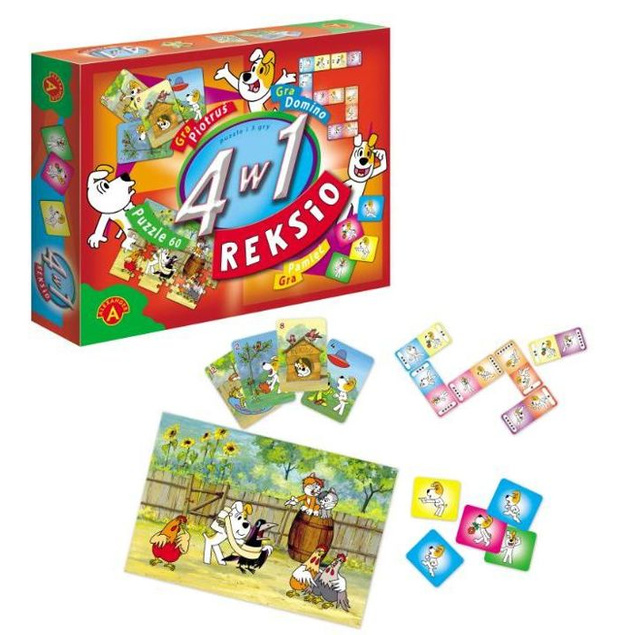 ALEXANDER ZESTAW GIER 4 W 1 - REKSIO