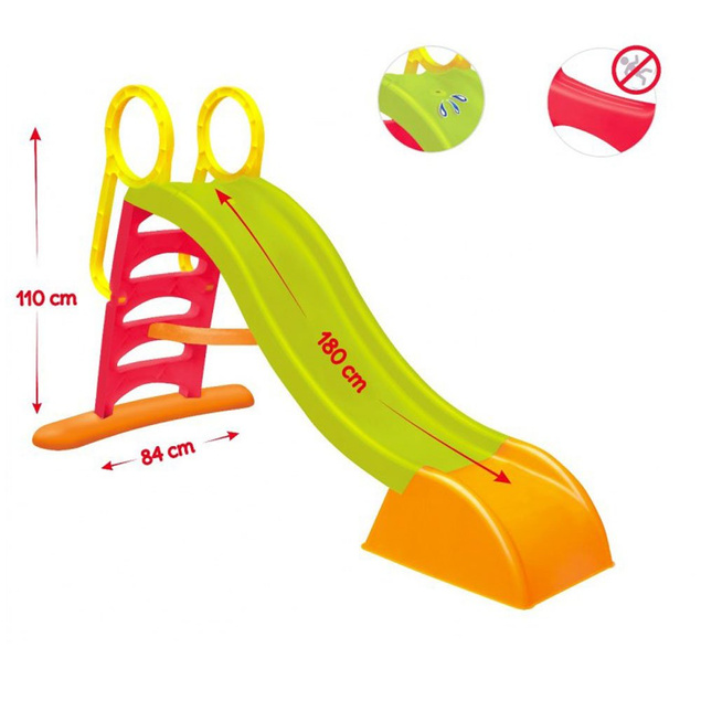 MOCHTOYS Duża Zjeżdżalnia 180 cm 10832