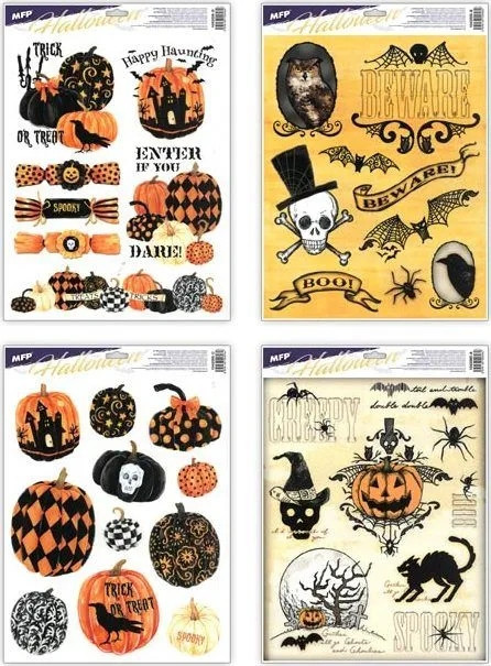 NAKLEJKA FOLIA NA OKNO SZYBĘ HALLOWEEN 30X42CM HA004 MFP