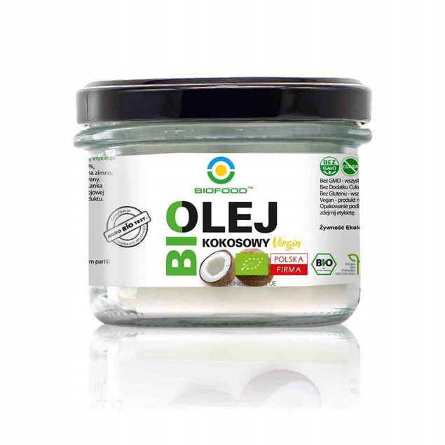 Olej kokosowy nierafinowany VIRGIN BIO Bio Food 180 ml