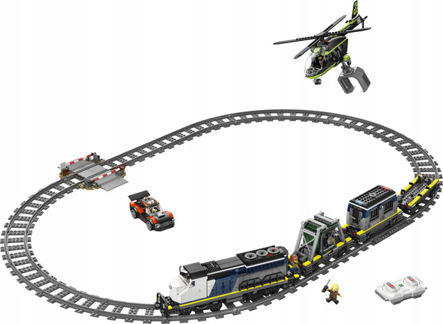LEGO City 60508 Napad na Policyjny Pociąg Powered Up Zestaw Kolejowy Klocki dla Dzieci 7+