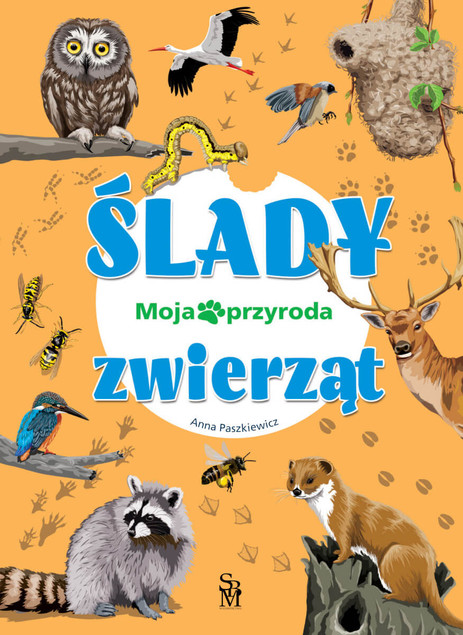 Moja przyroda. Ślady zwierząt Anna Paszkiewicz SBM Książka