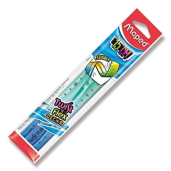 Linijka Twist'n Flex Decor niełamliwa 15cm MAPED