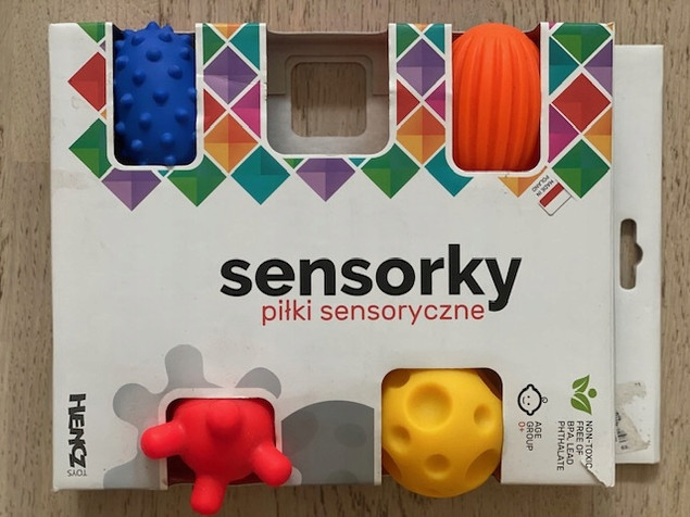 Mom's Care Piłeczki Sensoryczne Sensorky Do Masażu 5szt 0M+ Hencz Toys