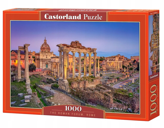 Puzzle 1000 Układanka Rzym FORUM ROMANUM Koloseum Krajobraz 9+ Castorland