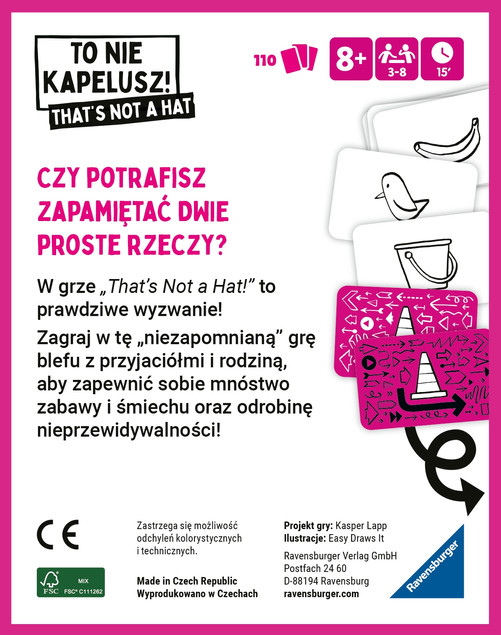Gra planszowa To nie kapelusz Ravensburger