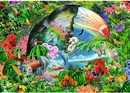 Puzzle Spiralne 1040 Układanka Tropikalne ZWIERZĘTA Tukan Natura 12+ Trefl