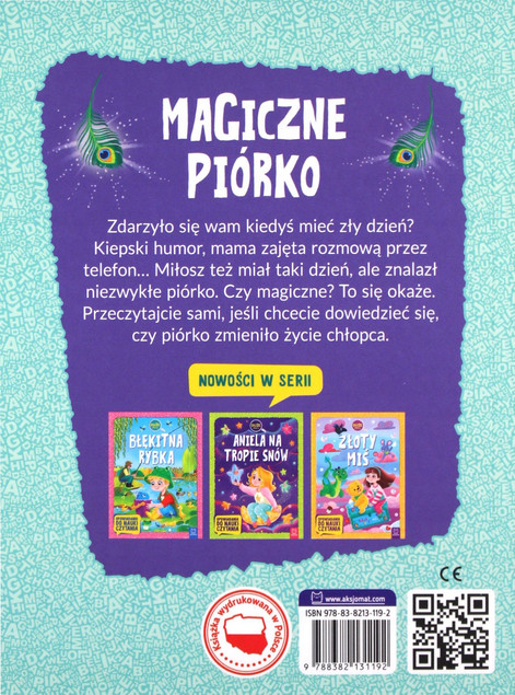 KSIĄŻKA MAGICZNE PIÓRKO. DUŻE LITERY. OPOWIADANIA DO NAUKI CZYTANIA - AGATA GIEŁCZYŃSKA-JONIK