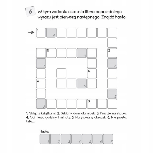 Łamigłówki z Ołówkiem 7+ Pomarańczowa – Książeczka Puzzli Polski dla Dzieci