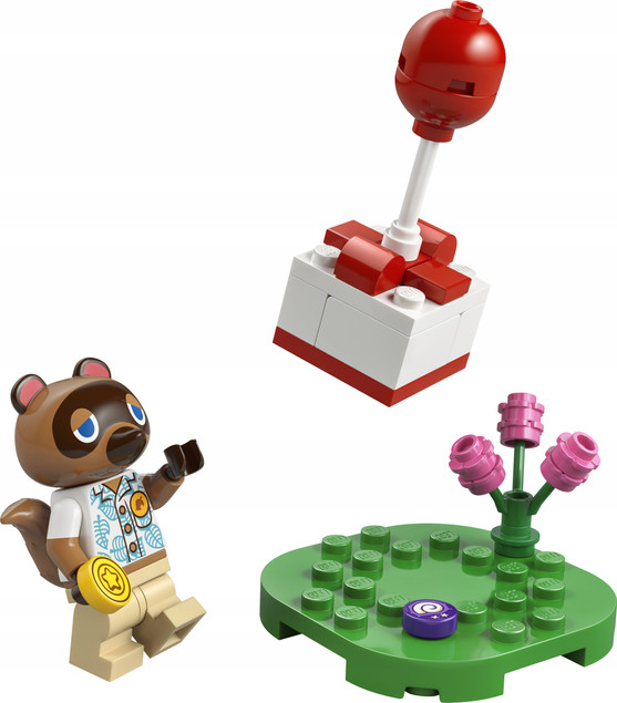 LEGO Animal Crossing: Tom Nook, Latający Prezent i Skamielina (30731)