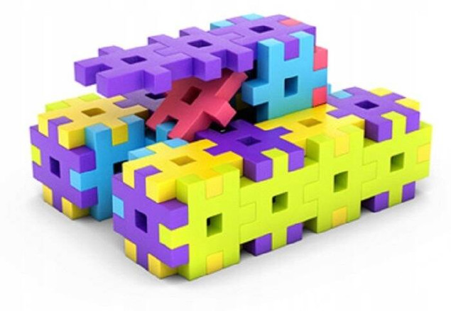 Meli Basic - klocki konstrukcyjne Travel Box 500 elementów (3+)