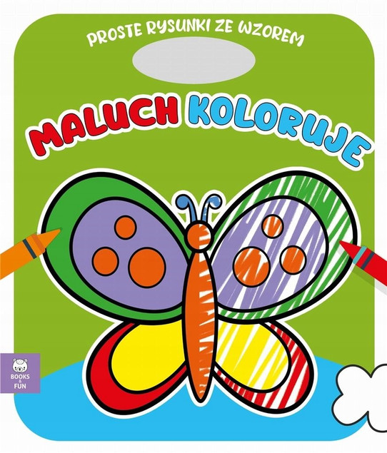 Maluch koloruje. Motyl – praca zbiorowa