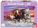 Schmidt Spiele Puzzle 200 Trzy Dzikie Konie G3