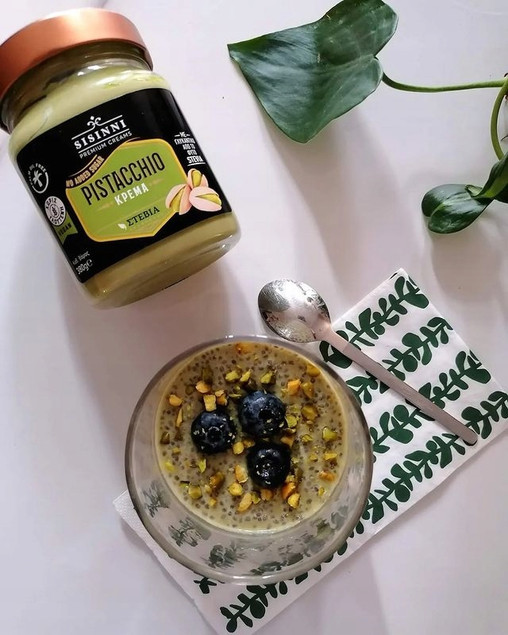 Krem pistacjowy Sisinni wegański ze stewią 380 g