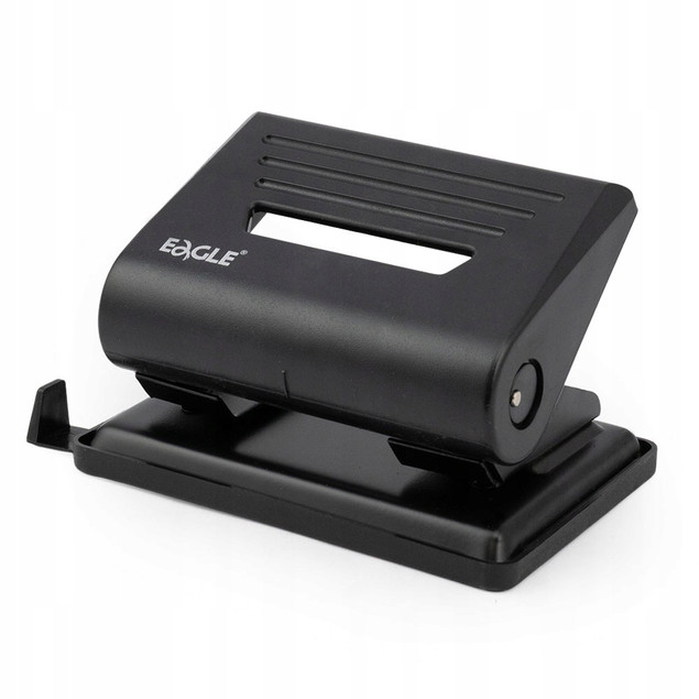 Poręczny Dziurkacz EAGLE 837 Czarny 25 Kartek