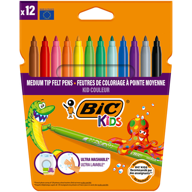 Flamastry BIC Kids Kid Couleur 12 szt.