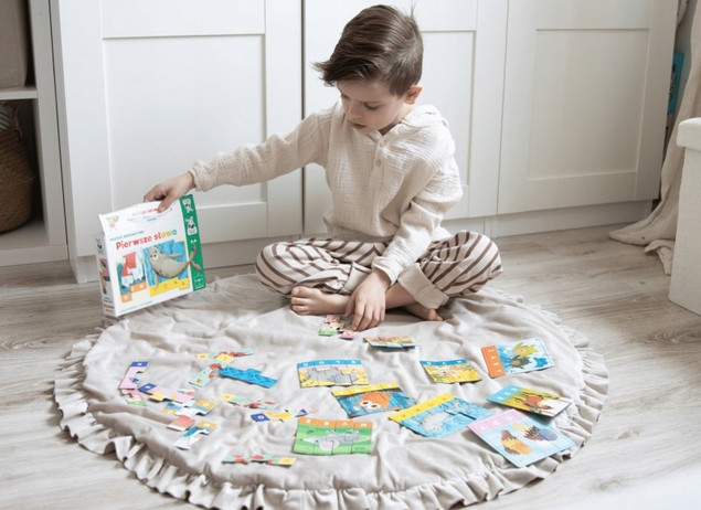 Puzzle edukacyjne Pierwsze słowa – 47 elementów