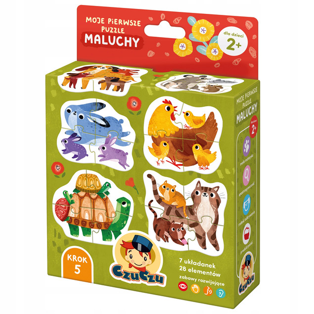 CzuCzu Moje pierwsze puzzle Maluchy 2+