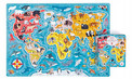 Puzzle Zwierzęta Mapa Świata – CzuCzu PuzzLove