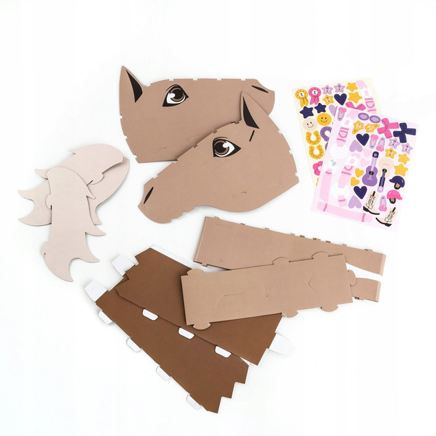 Zestaw Kreatywny HOBBY HORSE DIY Koń w Skali 1:1 Kidea