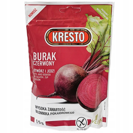 Burak czerwony liofilizowany kostka 15g