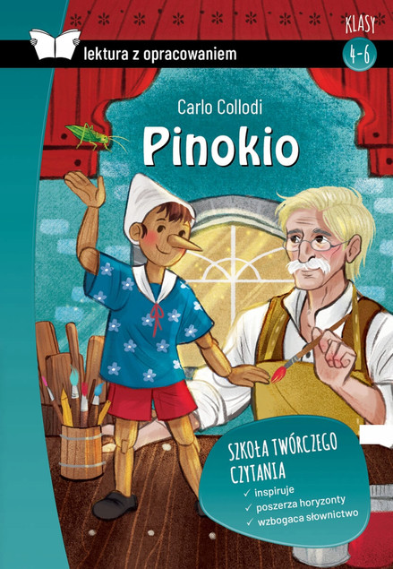 Pinokio Carlo Collodi – Lektura z Opracowaniem (Twarda Oprawa)