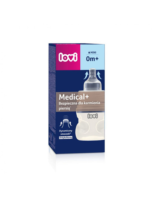 Butelka Lovi Dynamiczny Smoczek Antykolkowa 150 ml 0m+