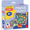 Puzzle Kangur 12 el. Połącz Połówki Kosmos 3+ Edukacyjne