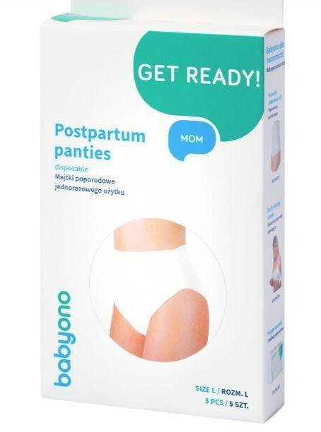 Majtki poporodowe jednorazowe Babyono L figi