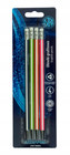 Astra Blackwood HB Pencils with Eraser 4 Pack