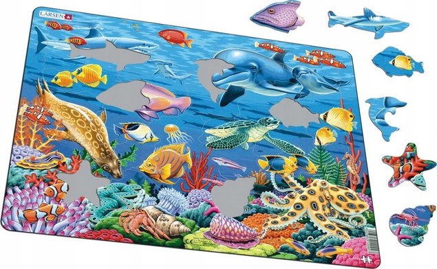 Puzzle Larsen 35 el. Rafa Koralowa | Układanka Podwodny Świat