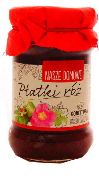 Konfitura płatków róż Premium Rosa 350g