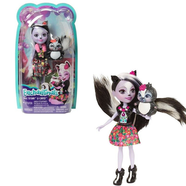 LALKA Sage Skunk + Caper ENCHANTIMALS TXM72