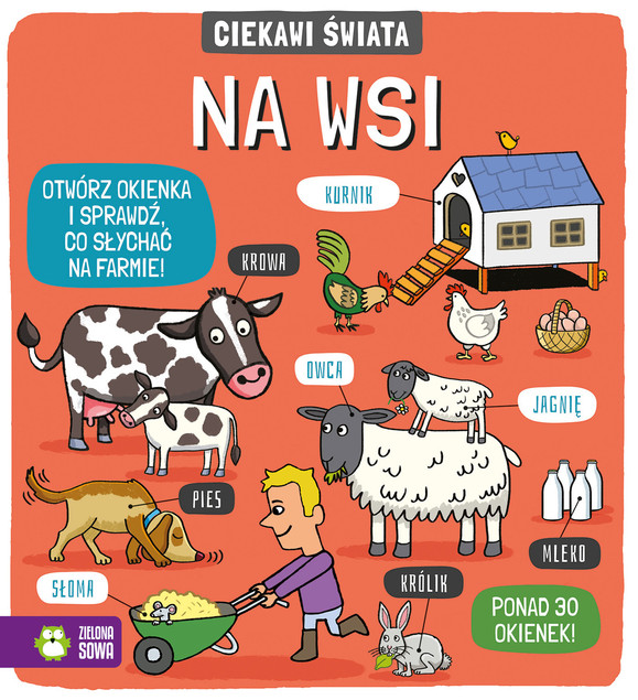 Ciekawi świata. Na wsi Ruth Martin. Książka z okienkami