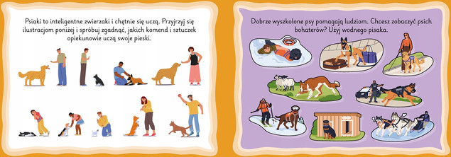 Zadanka & malowanki wodne. Pieski