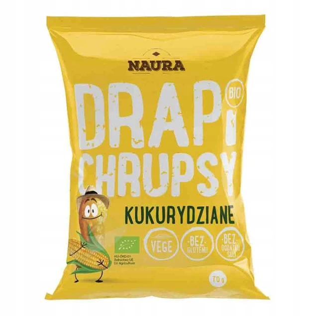NAURA Chrupki kukurydziane naturalne BIO 70 g
