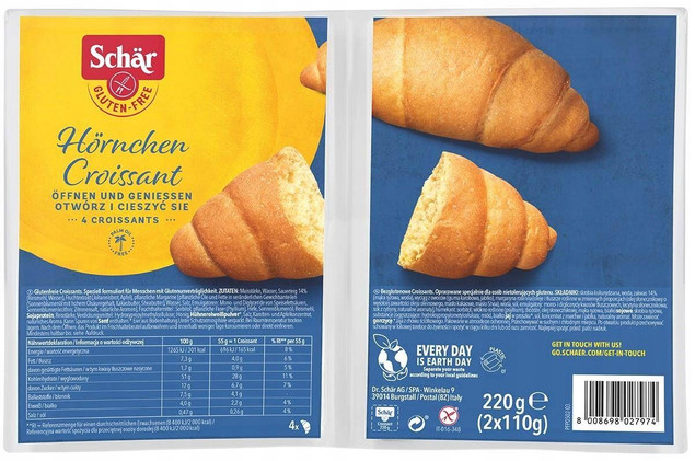 Schar Croissant rogaliki bezglutenowe 4x55g