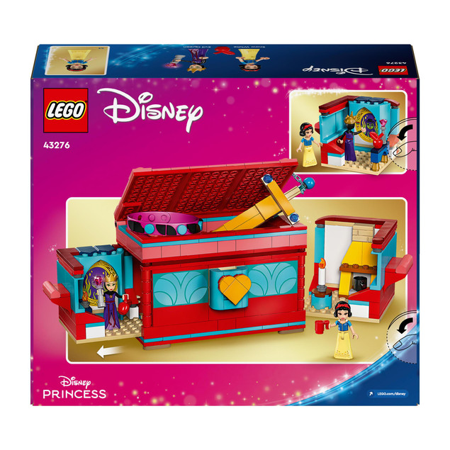 LEGO® Disney Princess 43276 Szkatułka na Biżuterię Królewna Śnieżka + Zła Królowa