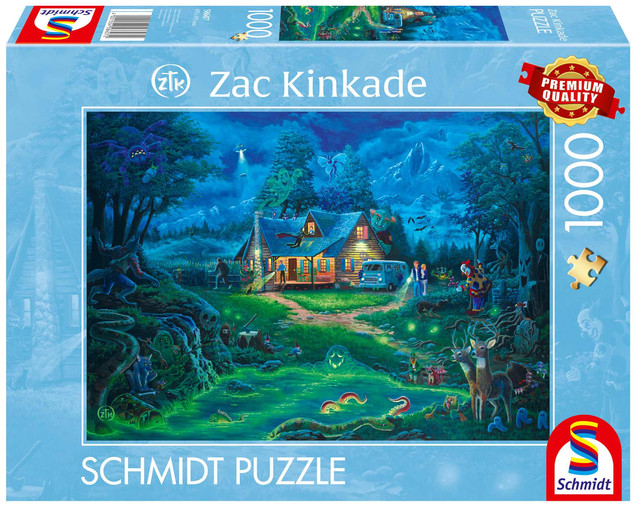Puzzle 1000 el. Schmidt Spiele ZAC KINKADE Nawiedzony Dom - Premium Quality
