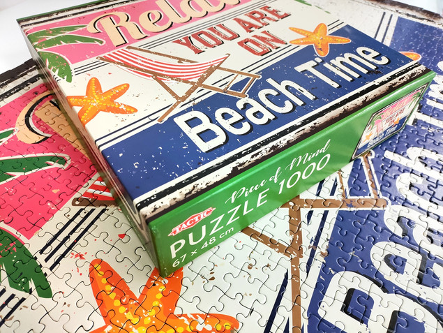 Puzzle Tactic BEACH TIME 1000 elementów, Artystyczne, od 9 lat