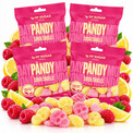 PANDY Żelki Sour Skulls Kwaśne Malinowo-Cytrynowe Bez Cukru 50 g x4
