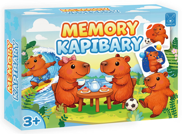 Memory Kapibary 24 karty – Kangur