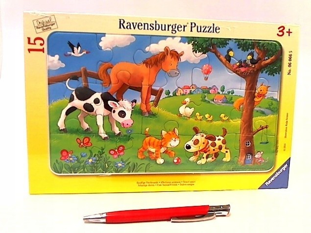PUZZLE 15 MIŁOSNICY SŁODKICH ZWIERZĄT Ravensburger 060665
