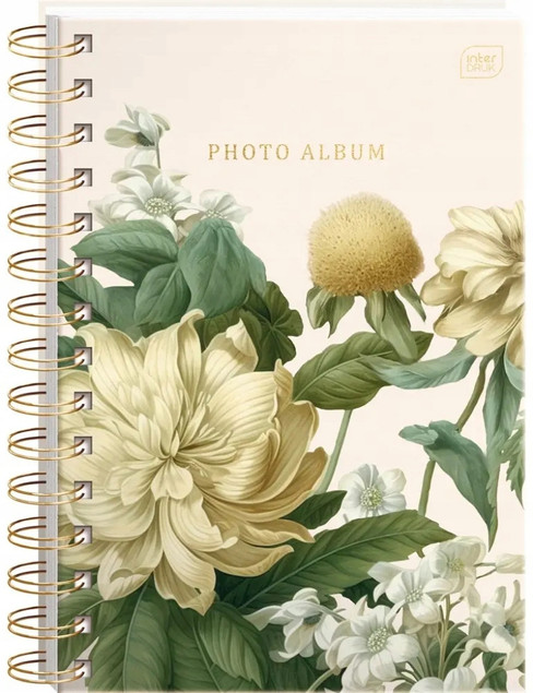 Album na Zdjęcia B5 Metallic Flowers 25 Kart