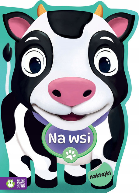 Kolorowanka Na wsi. Na tropie kolorów Zielona Sowa z Wykrojnikiem