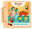 KSIĄŻECZKA DREWINIANA POZNAJ ZWIERZĘTA BOBASKI