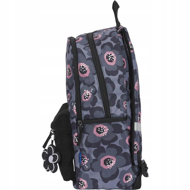 Plecak szkolny Oxford Bloom szary