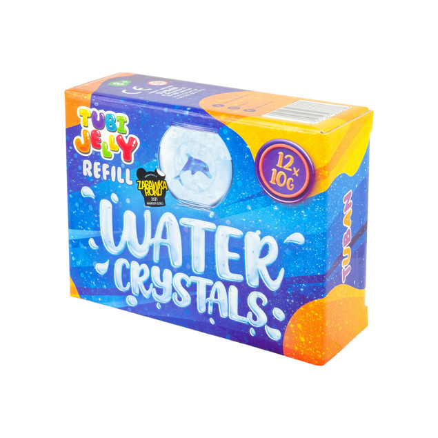 Kryształy wodne Tubi Jelly 12x10g - zestaw do tworzenia żelowych figurek